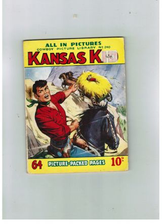 Cowboy Picture Library No.  240 Kansas Kid
