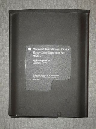 Apple Macintosh Powerbook G3 Series Floppy Drive Expansion Bay Module