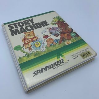 Story Machine Spinnaker Apple Ii Iie 2 Vintage Computer Software Game 1982