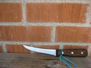 Vintage 5 " Curved Blade Chicago Cutlery 71s Butcher Skinning Boning Knife Usa