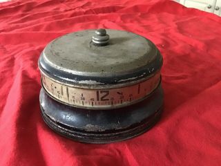 Vintage Tape Measure Clock Made In Usa