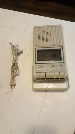 Texas Instruments 1982 Cassette Tape Program Recorder Php2700 W Cords