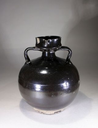 Antique Chinese Jizhou Blackware Ewer Song Dynasty