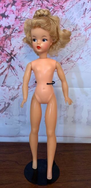 Vintage Ideal Posn ' Play Tammy Doll With Braid Light Blonde Hair Gorgeous Doll 2