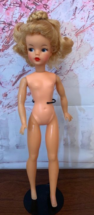 Vintage Ideal Posn ' Play Tammy Doll With Braid Light Blonde Hair Gorgeous Doll 3