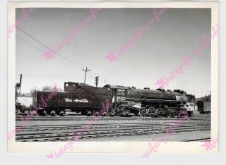 Vintage 5 " X7 " Photo Train Railroad D & Rgw 1523 4 - 8 - 2 Longest Passenger Engine