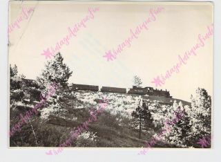 Vintage 5 " X7 " Photo Train Railroad D & Rgw 486 2 - 8 - 2