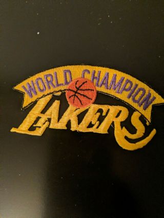 World Champion Los Angeles Lakers Patch Mlb