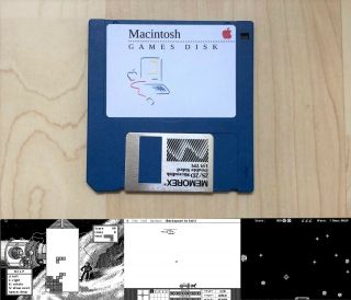  Macintosh Plus / Se / Classic - 800k Games Boot Floppy Disk
