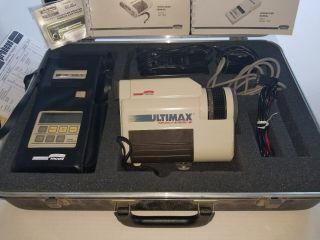 Vintage 1989 Ircon Ultimax Ux - 40 Infrared Thermometer & Printer With Case