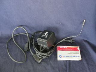 Vintage Atari Power Supply C017945 With Connector Cables
