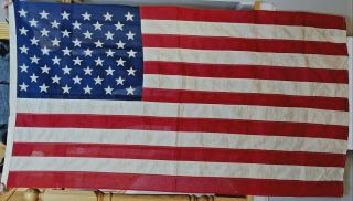 Vintage 100 Cotton Pioneer Valley Forge Flag 3 X 5 Usa 50 Star American Made