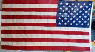 Vintage 100 Cotton Pioneer VALLEY FORGE Flag 3 x 5 USA 50 Star American Made 3