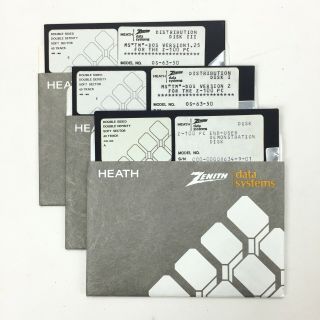 Heath Zenith Z - 100 Ms - Dos Floppy Disks,  5 - 1/2 "