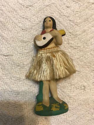Vintage Hawaiian Hula Dancer Girl Bobble Nodder Aloha Hawaii Pair 3