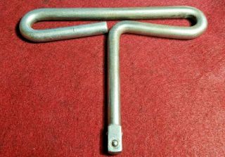 Vtg Antique Snap On Tools T Tee Handle 1/2 " Drive Wrench Driver Spinner