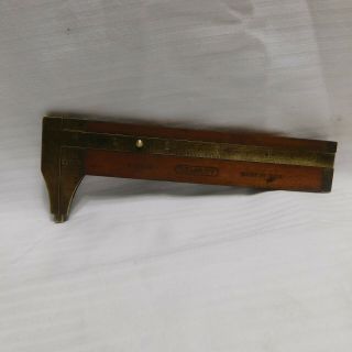 Vintage Stanley No.  136 1/2 6 " Wood Caliper Usa