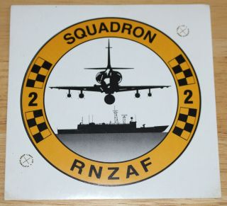 Old Rnzaf Royal Zealand Air Force 2 Squadron Douglas A - 4 Skyhawk Sticker