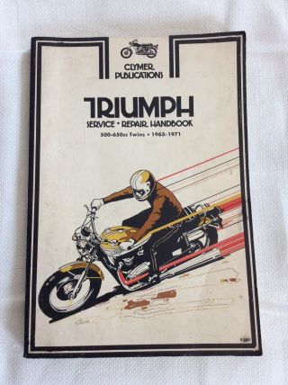 Vintage Clymer Triumph Motorcycle Service Handbook