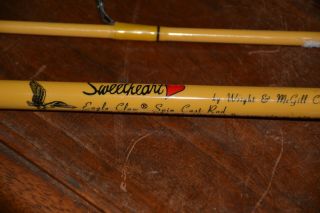 Vintage Eagle Claw Sweetheart Spin Cast Rod Sw 101 6ft Fishing Pole