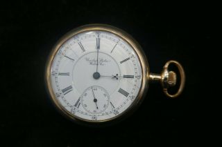 Antique Waltham United States Watch Company Gold Filled 17 Jewel Pocket Watch