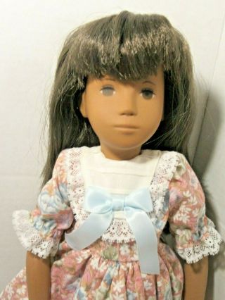 SASHA Doll 16” Brunette in Pink Dress Vintage 16  Made In England 2