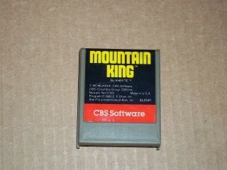 Mountain King [atari 400 /800] Cbs Software