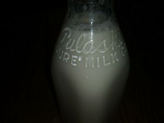 Vintage Pulaski,  Tn Milk Bottle Pulaski Milk Co