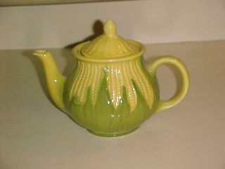 No 75 Corn Teapot With Lid - Shawnee Vintage Corn Pottery - Perfect