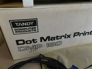 Vintage Tandy Dot Matrix Printer DMP 130 26 - 1280,  BOX 2