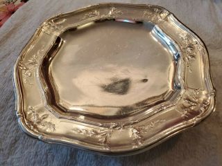 Christofle Paris French Art Deco Footed Dish Silverplate