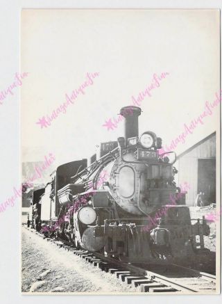 Vintage 5 " X7 " Photo Train Railroad D & Rgw 473 Montrose Co