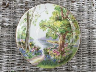 Vintage Fine Bone China England Shelley Porcelain Woodland Saucer For Cup Lovely
