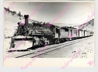 Vintage 5 " X7 " Photo Train Railroad D & Rgw 479 2 - 8 - 2