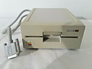Vintage Apple 5.  25 " External Floppy Disk Drive A9m0107 (n206c) S2a