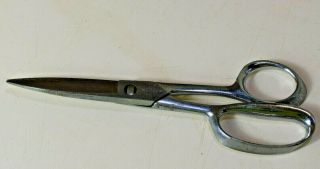 L5076 - Vintage Cutco 8 Inch Chrome Take Apart Kitchen Scissors Serrated -