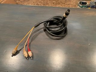 Commodore 64 & 128 Monitor Cable With Split Chroma And Luma & Audio.  6 Ft.