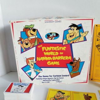 VTG The Funtastic World of Hanna - Barbera Game 1993 Complete University Games 2