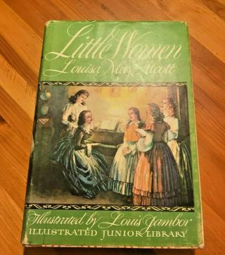 Vtg Little Women Louisa May Alcott - Illustrated By Louis Jambor Junior Library Bk