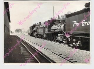 Vintage 5 " X7 " Photo Train Railroad D & Rgw 340 456 605