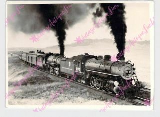 Vintage 5 " X7 " Photo Train Railroad D & Rgw 1205 1207 2 - 8 - 2 Palmer Hump