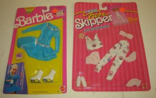 Vintage 1980s Mattel Barbie Skipper And Sporting Fashion Ad98