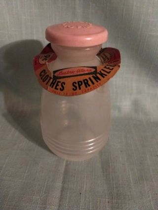 Rare Vintage Lustro Ware Clothes Sprinkler Bottle W/ Collar