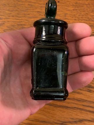 Antique Vintage Green Larkin Soap Co Bottle W/ Glass Stopper 1890 - 1910s,  / - 2