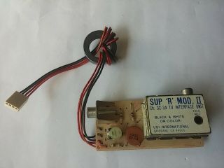 Apple Ii Sup R Mod Ii Ch 32 - 34 Tv Interface Unit Bw And Color