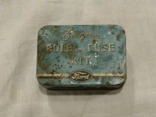 Vintage Ford Emergency Bulb And Fuse Box