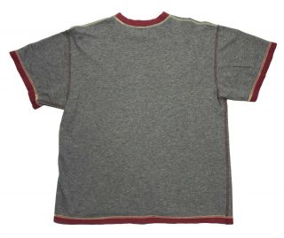 Nike Team Florida State Seminoles Football Ringer Tee Shirt Mens Size Medium 2