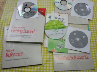 Assorted Apple Power Macintosh Manuals/cds For - For Imac,  7100/66/av