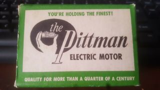 Vintage Dumas Pittman 12v Electric Motor 9004a - 12