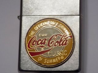 Zippo,  Coca Cola - Classic - Coke - 3d Vintage Emblem -